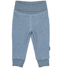 Mikk-Line Fleece Bukser - Faded Denim Melange Mikk-Line Fleece Bukser - Faded Denim Melange