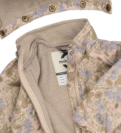 Mikk-Line Softshelldragt m. Fleece - Recycled - Doeskin m. Bloms