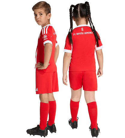 adidas Performance Fodboldsæt - FC Bayern - Rød m. Logo