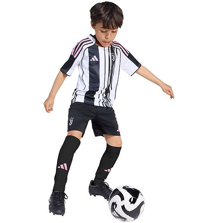 adidas performance Fodboldsæt - Juventus - Hvid/Sort m. Logo adidas performance Fodboldsæt - Juventus - Hvid/Sort m. Logo