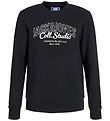 Jack & Jones Sweatshirt - JjMakoto - Black/Big Print Jack & Jones Sweatshirt - JjMakoto - Black/Big Print