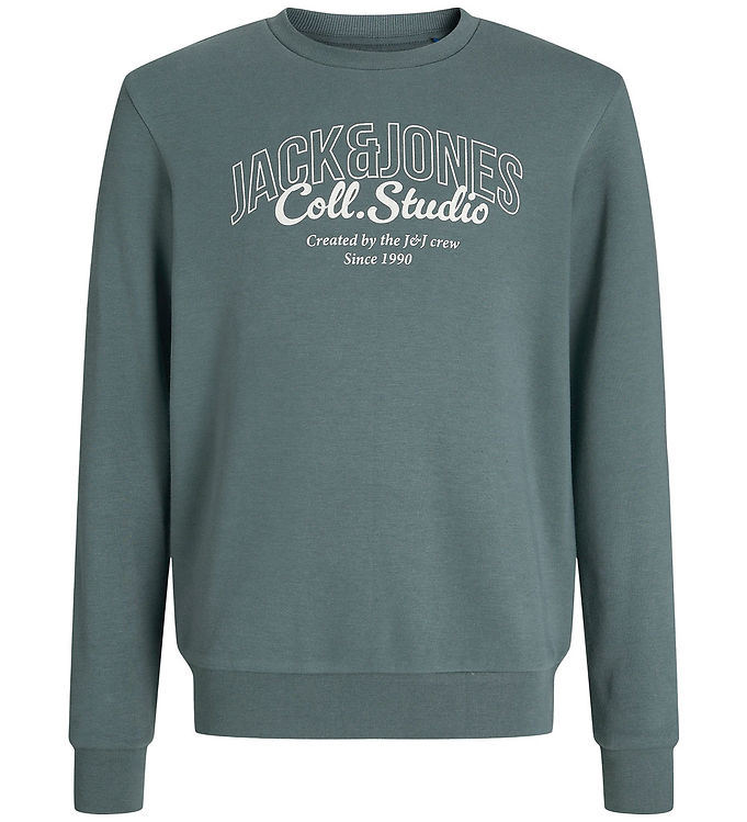 Jack & Jones Sweatshirt - JjMakoto - Stormy Weather/Big Print