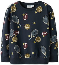 Name It Sweatshirt - NmmKeaton - Navy Blazer m. Print Name It Sweatshirt - NmmKeaton - Navy Blazer m. Print