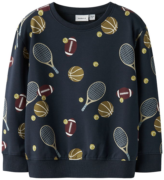 Name It Sweatshirt - NmmKeaton - Navy Blazer m. Print