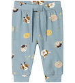 Name It Bukser - NbmLarm - Dusty Blue m. Print Name It Bukser - NbmLarm - Dusty Blue m. Print