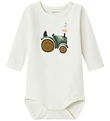 Name It Bodysuit l/s - NbmLife - Cloud Dancer w. Tractor