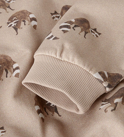 Name It Sweatshirt - NmmKeonel - Simply Taupe w. Print