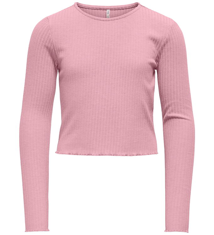Kids Only KogAlly Rib Bluse - Nostalgia Rose