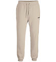 Jack & Jones Sweatpants - Noos - JpstKane - Moonbeam m. Logo