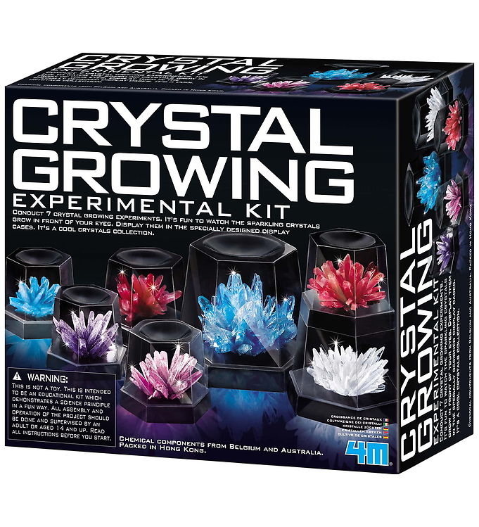 4M Sæt - Crystal Growing Experimental Kit