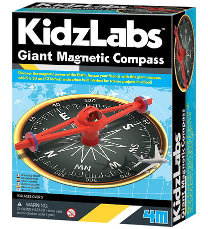4M Sæt - Kidz Labs - 30 cm - Kompas