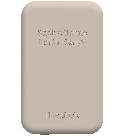 Kreafunk Powerbank - toCHARGE Qi - Ivory Sand - 5.000mAh Kreafunk Powerbank - toCHARGE Qi - Ivory Sand - 5.000mAh