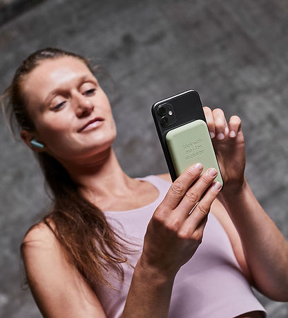 Kreafunk Powerbank - toCHARGE Qi - Dusty Olive - 5.000mAh