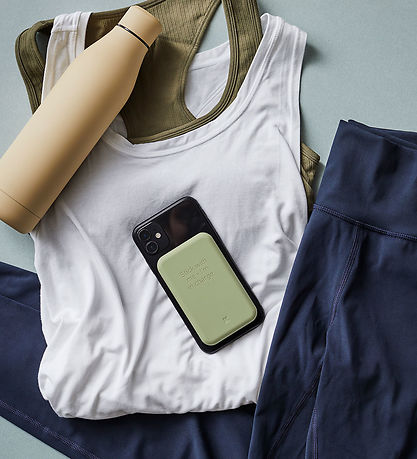 Kreafunk Powerbank - toCHARGE Qi - Dusty Olive - 5.000mAh Kreafunk Powerbank - toCHARGE Qi - Dusty Olive - 5.000mAh