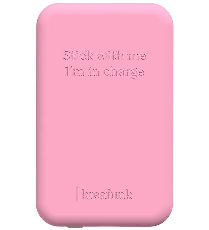 Kreafunk Powerbank - toCHARGE Qi - Fresh Pink - 5.000mAh Kreafunk Powerbank - toCHARGE Qi - Fresh Pink - 5.000mAh