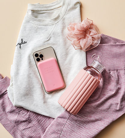 Kreafunk Powerbank - toCHARGE Qi - Fresh Pink - 5.000mAh Kreafunk Powerbank - toCHARGE Qi - Fresh Pink - 5.000mAh