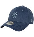 New Era Kasket - Fløjl - 9Forty - New York Yankees - Mørkeblå New Era Kasket - Fløjl - 9Forty - New York Yankees - Mørkeblå