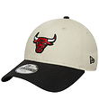 New Era Kasket - 9Forty - Chicago Bulls - Lysebeige/Sort New Era Kasket - 9Forty - Chicago Bulls - Lysebeige/Sort
