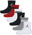 Jordan Ankelstrømper - 6-pak - Rød/Sort/Grå/Hvid Jordan Ankelstrømper - 6-pak - Rød/Sort/Grå/Hvid