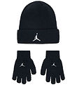 Bonnet/Gants Jordan - Tricoté - Noir