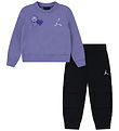 Jordan Sweatsæt - Sort/Lilla Jordan Sweatsæt - Sort/Lilla