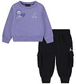 Jordan Sweatsæt - Sort/Lilla Jordan Sweatsæt - Sort/Lilla