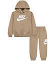 Nike Sweatsæt - Hemp/Hvid Nike Sweatsæt - Hemp/Hvid