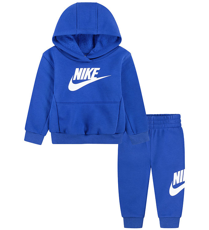 Nike Sweatsæt - Hættetrøje/Sweatpants - Game Royal