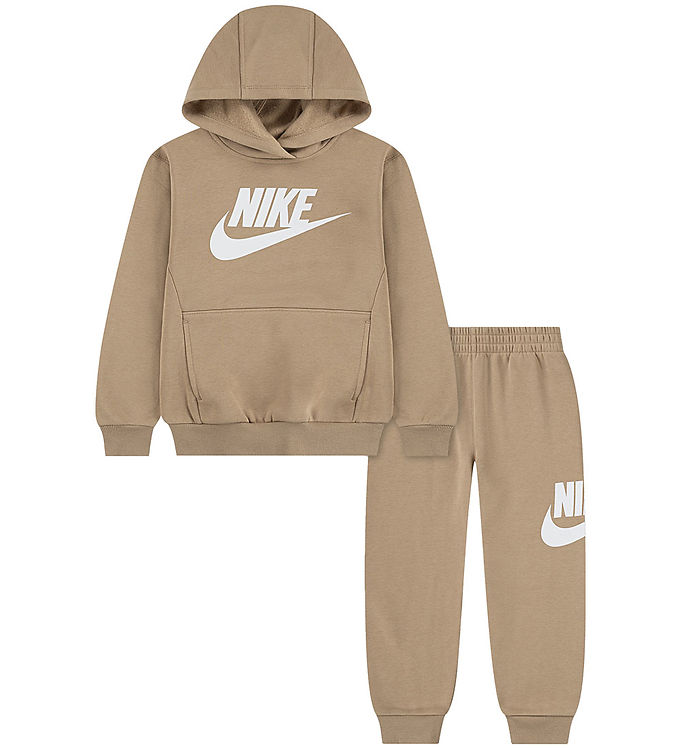 Nike Sweatsæt - Hættetrøje/Sweatpants - Hemp