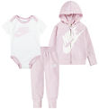 Nike Sæt - Cardigan/Sweatpants/Body k/æ - Pink Foam Nike Sæt - Cardigan/Sweatpants/Body k/æ - Pink Foam