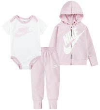 Nike Sæt - Cardigan/Sweatpants/Body k/æ - Pink Foam Nike Sæt - Cardigan/Sweatpants/Body k/æ - Pink Foam