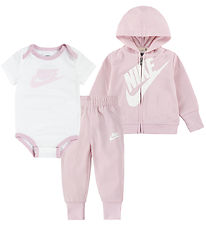 Nike Sæt - Cardigan/Sweatpants/Body k/æ - Pink Foam Nike Sæt - Cardigan/Sweatpants/Body k/æ - Pink Foam