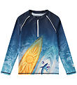 Molo Badebluse - UV50+ - Noble - Surf Art Blue Chill Molo Badebluse - UV50+ - Noble - Surf Art Blue Chill