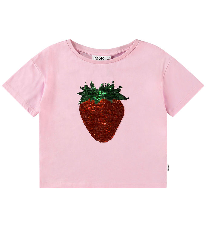 Molo T-shirt - Roseanna - Glitter Strawberry