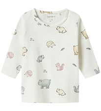 Name It Bluse - NbnLuma - Cloud Dancer m. Print Name It Bluse - NbnLuma - Cloud Dancer m. Print