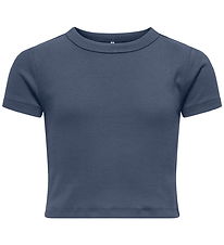 Kids Only T-shirt - KogBina - Rib - Vintage Indigo Kids Only T-shirt - KogBina - Rib - Vintage Indigo