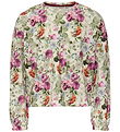 Kids Only Sweatshirt - KogSelma - Egret/Farmers Flower Kids Only Sweatshirt - KogSelma - Egret/Farmers Flower