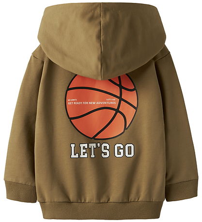 Name It Hoodie - NmmKelvin - Dull Gold w. Print