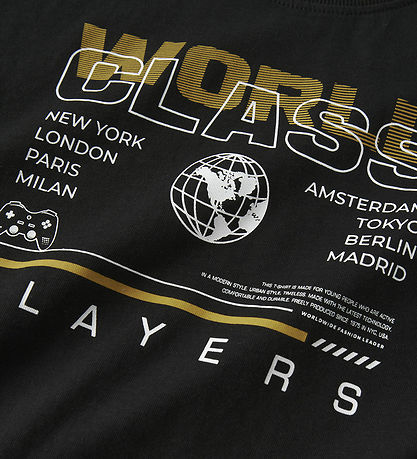 Name It T-shirt - NkmVictor - Sort/World Class