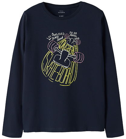 Name It Bluse - NkmVux - Navy Blazer/Longbeach Skateboard