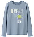 Name It Bluse - NkmVux - Dusty Blue/Break The Limits