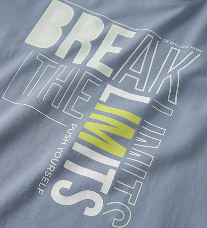 Name It Bluse - NkmVux - Dusty Blue/Break The Limits