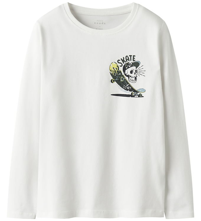 Name It Bluse - NkmVux - Bright White/Skate