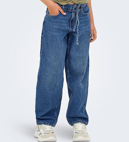Kids Only Jeans - Straight - KogGianna - Medium Blue Denim