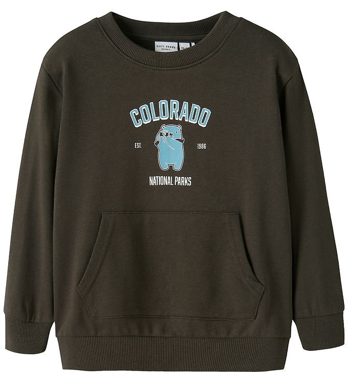 Name It Sweatshirt Turkish Coffee Med Colorado Print - Str. 6y 116cm