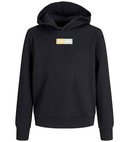 Jack & Jones Hettupeysa - JjPan - Svart M. Lógó