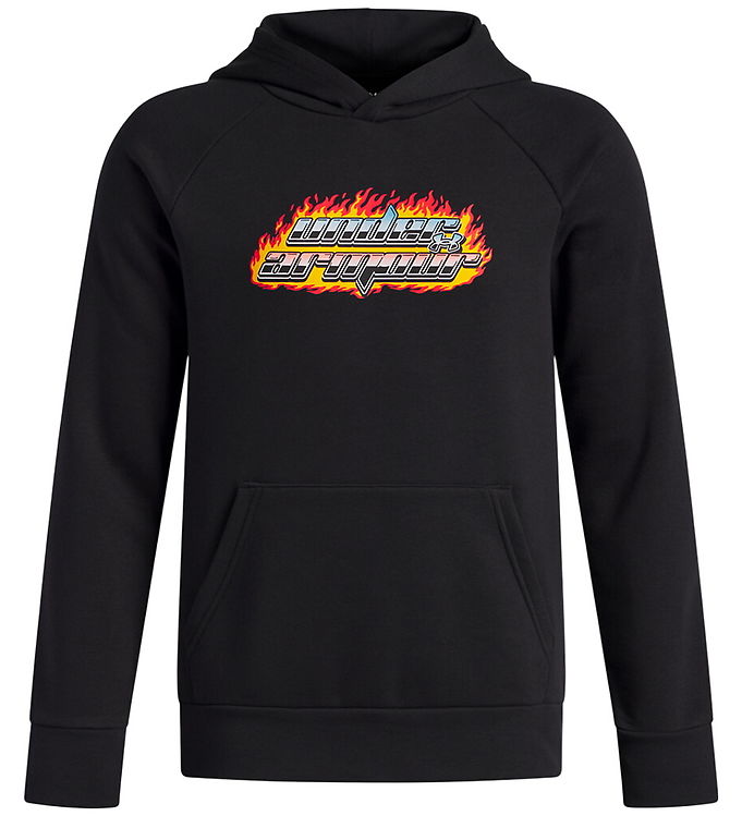 Under Armour Hættetrøje - Rival - Flamin Wordmark