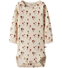 Lil Atelier Body l/æ  - Rib - Slim - BbfLavo - Turtledove Lil Atelier Body l/æ  - Rib - Slim - BbfLavo - Turtledove
