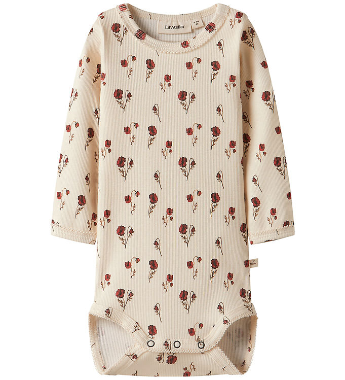 Lil Atelier Body l/æ - Rib - Slim - BbfLavo - Turtledove