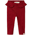 Lil Atelier Leggings - Rib - NbfRachel - Red Dahlia Lil Atelier Leggings - Rib - NbfRachel - Red Dahlia